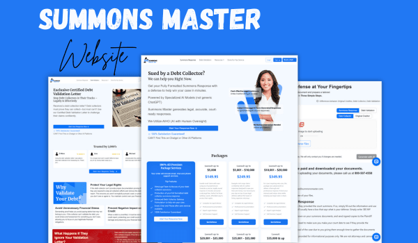 AI Powered Summons Processing Website
