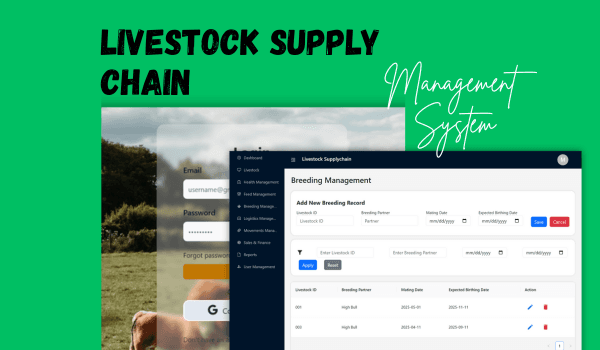 Web-Based Livestock Supply Chain Management System